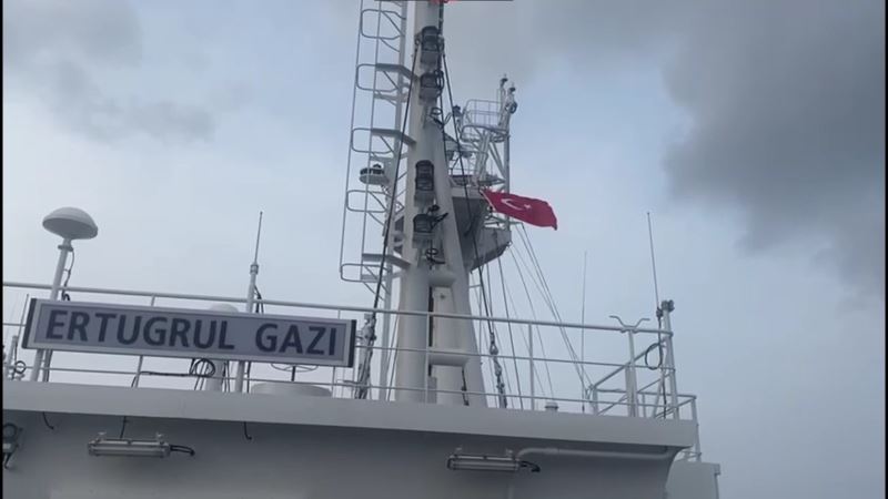 Bakan Dönmez ‘Ertuğrul Gazi’ gemisinin Türk Bayrağına kavuştuğunu duyurdu
