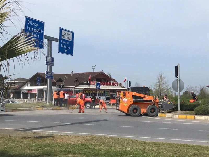 Kısıtlamayı fırsat bilip yama çalışması yaptılar
