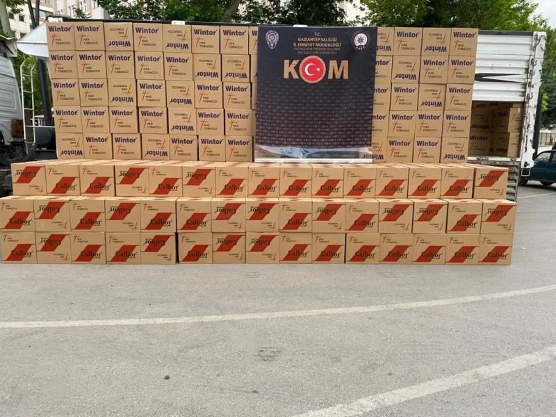 Gaziantep’te 10 günde 12 milyon 830 bin bandrolsüz makaron yakalandı
