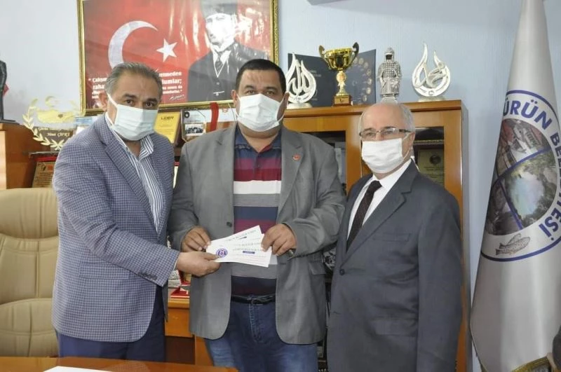 Gürün’de 339 aileye hediye çeki
