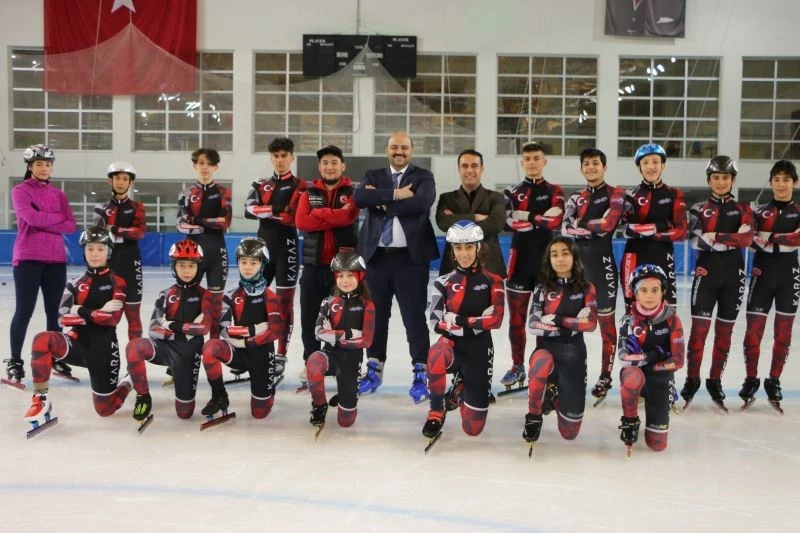 Short Track yarışçıları istedi, Başkan Orhan geri çevirmedi
