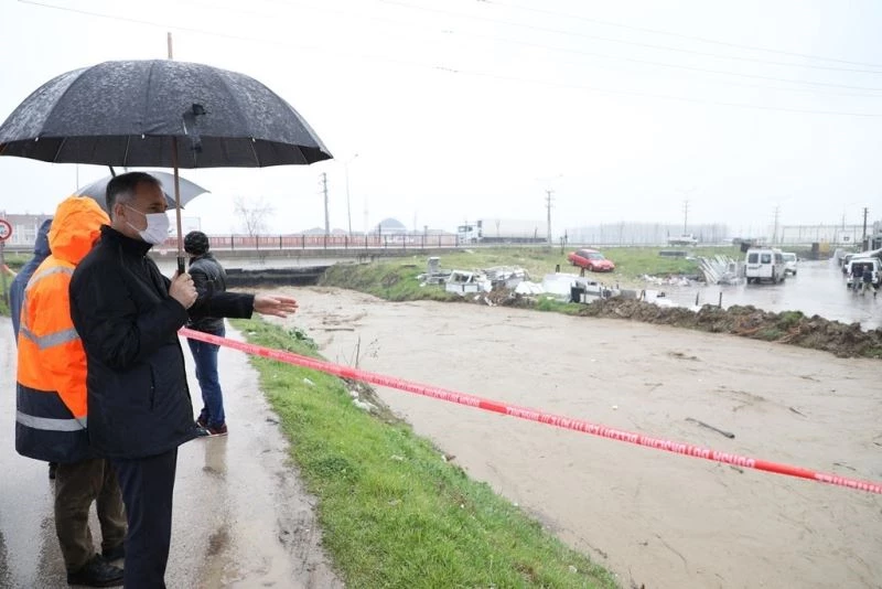 Dere yataklarına ânında müdahale edildi
