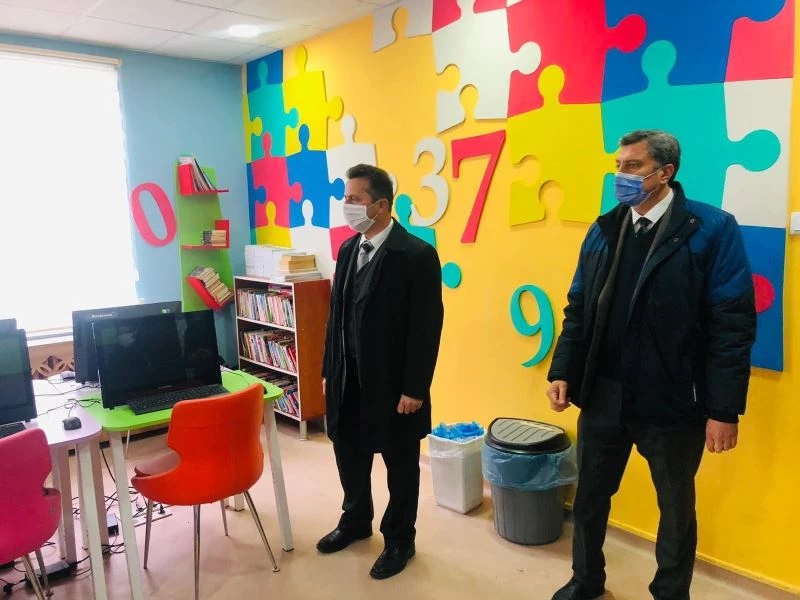 Daday’da öğrenciler kütüphaneyi ziyaret etti
