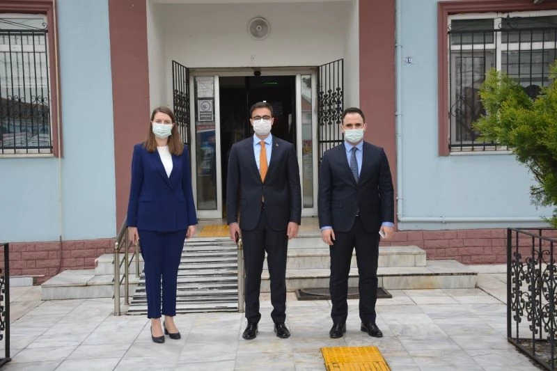 Balya ve İvrindi Kaymakamları Manyas’ta
