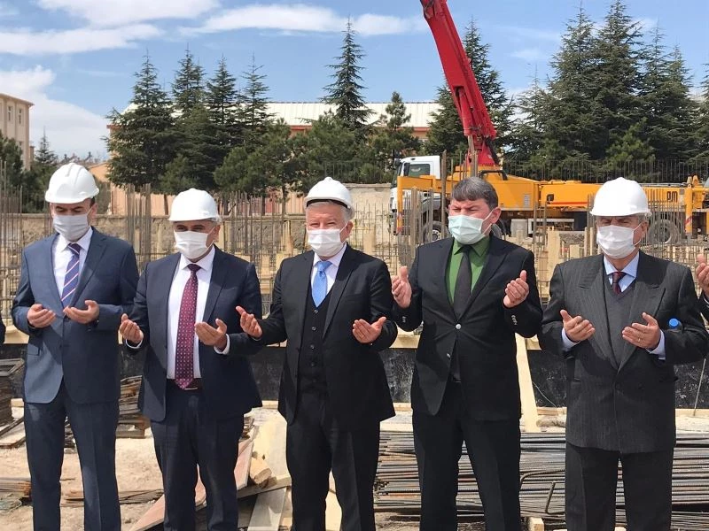 70 Kişilik erkek öğrenci yurdunun temeli atıldı

