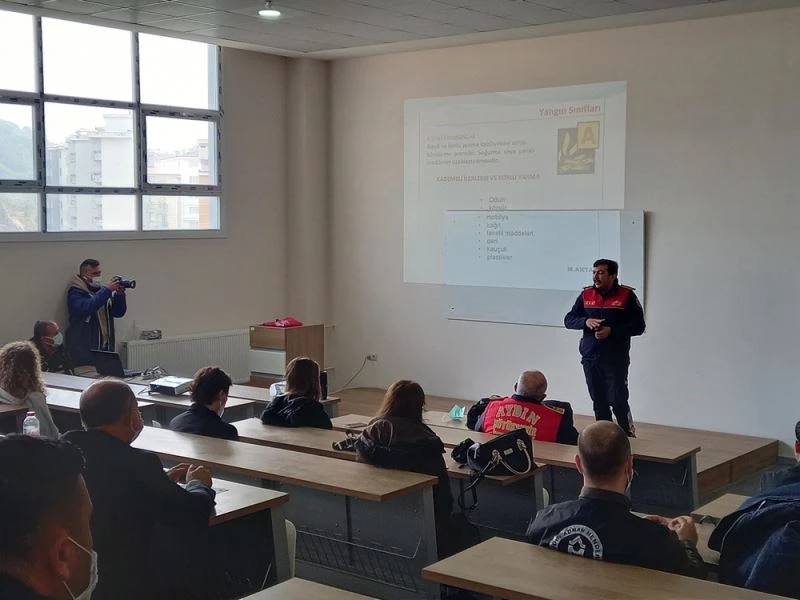 ADÜ tatbikatlara devam ediyor
