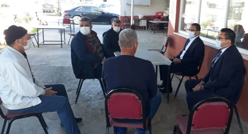 Kaymakam Uçgun mahalle sakinlerinin sorunlarını dinledi
