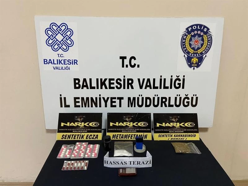 Balıkesir’de polisten 2 uyuşturucu şüphelisine operasyon
