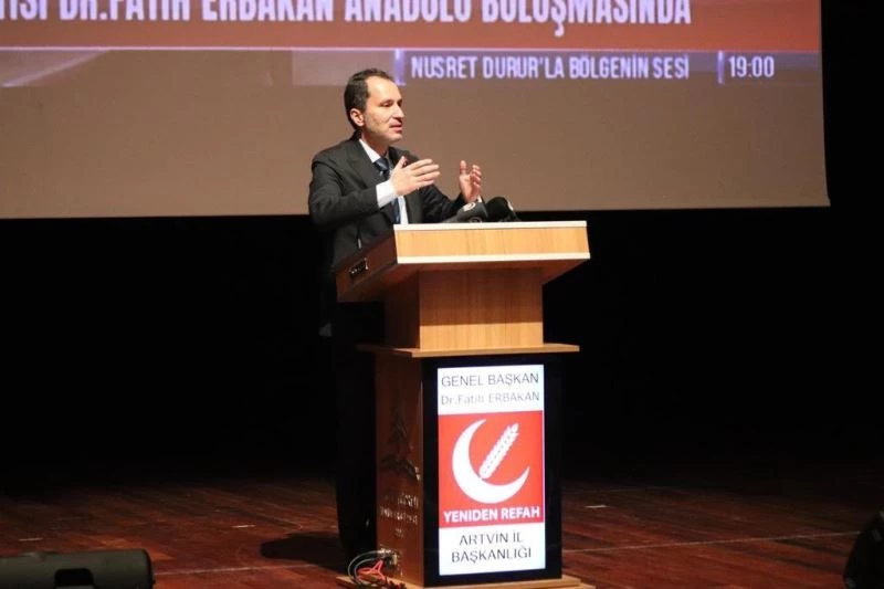 Yeniden Refah Partisi Genel Başkanı Erbakan: 