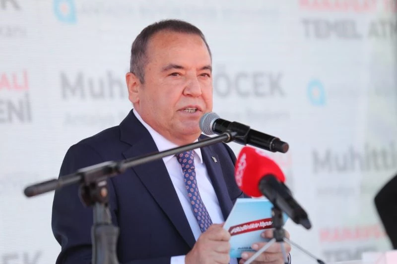 Manavgat Toptancı Hali ve Katık Atık Transfer Merkezi’nin temeli atıldı
