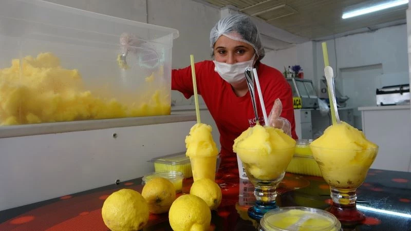 Limon dondurması Maraş dondurmasına rakip oldu
