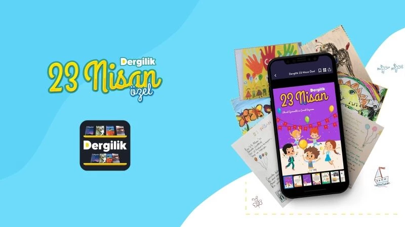 Çocuklar 23 Nisan’ı Dergilik’te kutluyor

