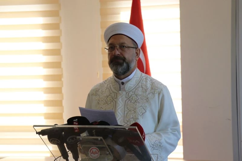 Diyanet İşleri Başkanı Erbaş: “İslam ümmeti tek yürek olarak her daim Kudüs’ü savunacaktır”
