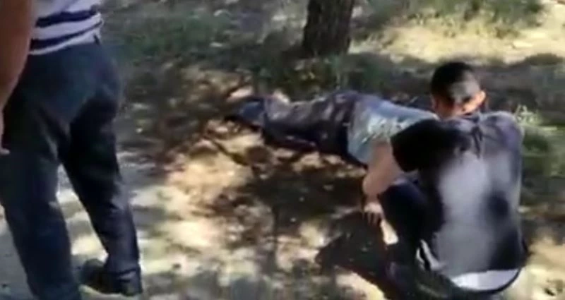 Burdur’da lastiği patlayan beton mikseri önce yüksek gerilim hattını, ardından ağaçları yıktı geçti
