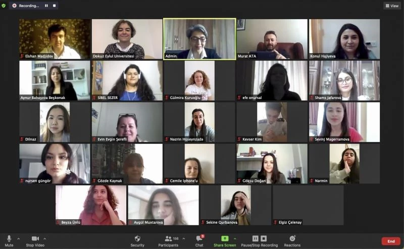 DEÜ’nün çevrim içi etkinliğinde kültürlerini anlattılar
