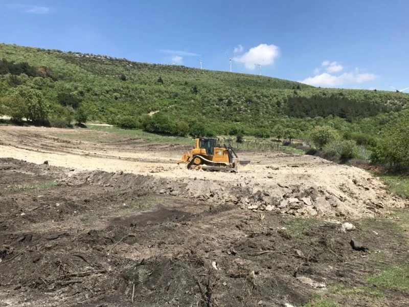 Bademli’ye yeni hayvan içme suyu göleti
