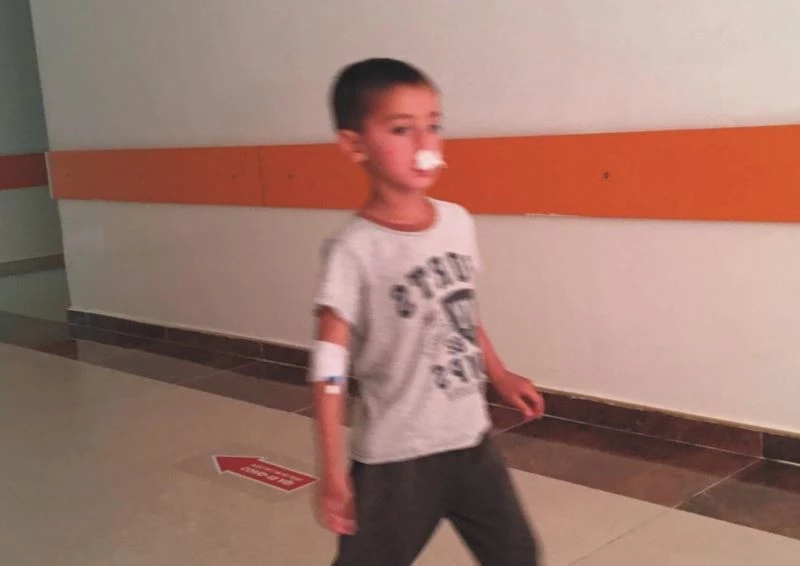 Adıyaman’da atın teptiği çocuk yaralandı
