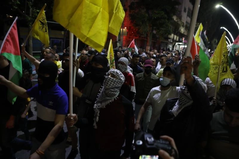 İsrail’den El Halil’deki Filistinlilerin gösterisine ses ve gaz bombalı müdahale
