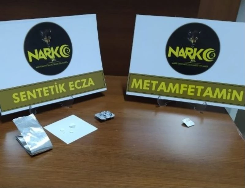 Sokağa çıkma yasağında uyuşturucu ile yakalandı
