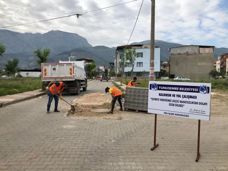 Yunusemre Belediyesinden tam kapanmada yoğun çalışma
