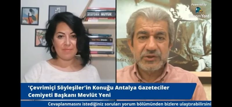 Çevrimiçi Söyleşiler’in son konuğu Mevlüt Yeni oldu
