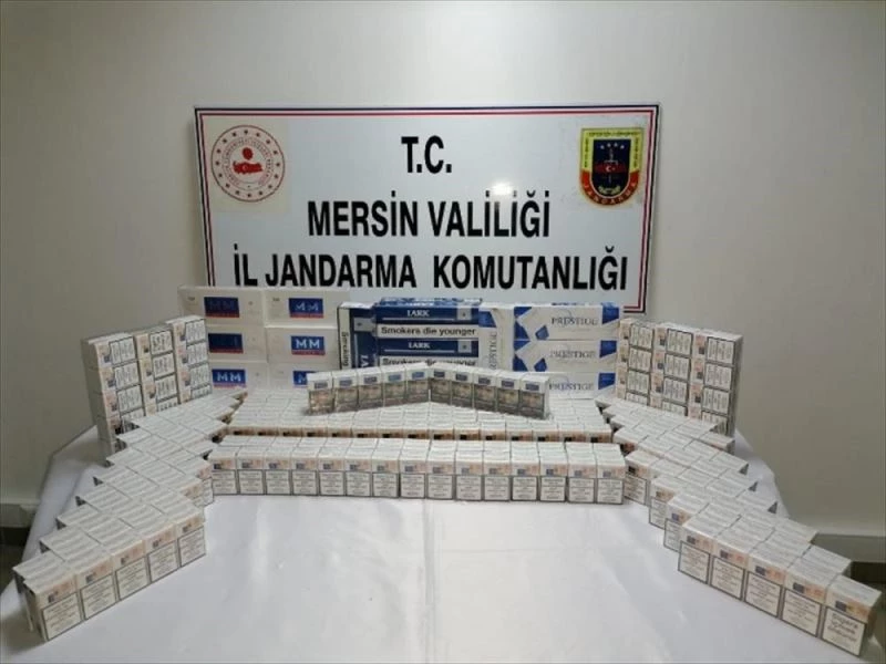 Mersin’de 770 paket gümrük kaçağı sigara ele geçirildi