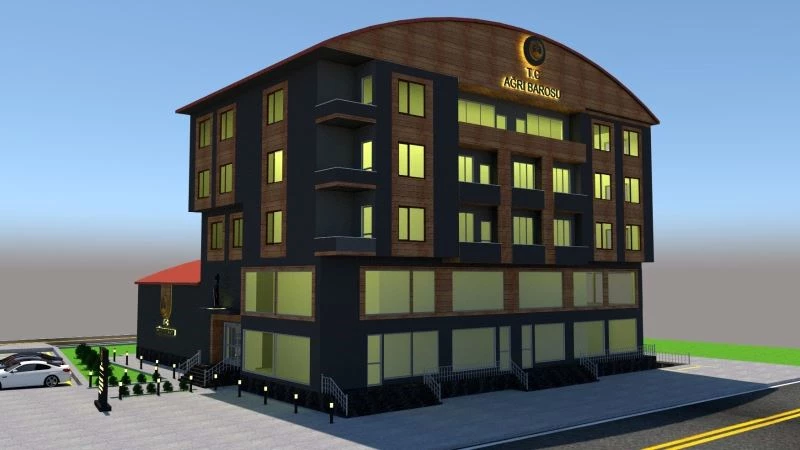 Ağrı Barosu Hizmet Binası Ve Sosyal Tesislerinin Temeli Atıldı
