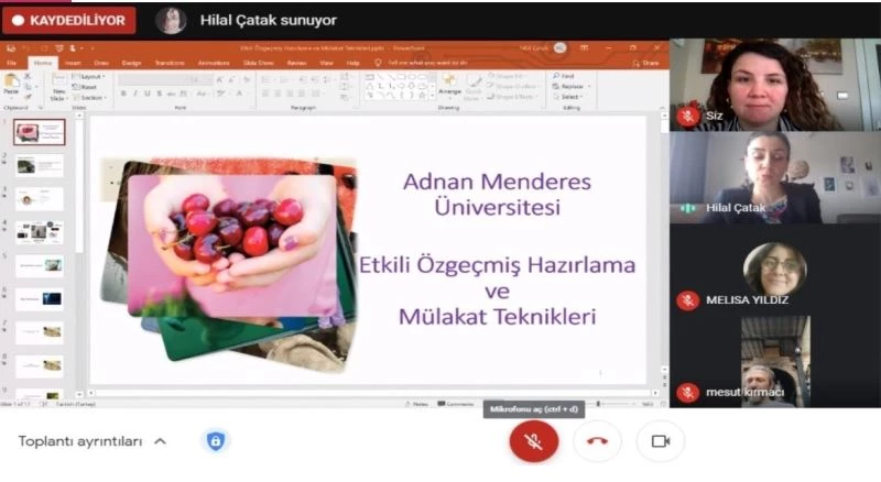 ADÜ Buharkent MYO’da ‘Etkili Özgeçmiş Hazırlama ve Mülakat Teknikleri’ eğitimi gerçekleşti
