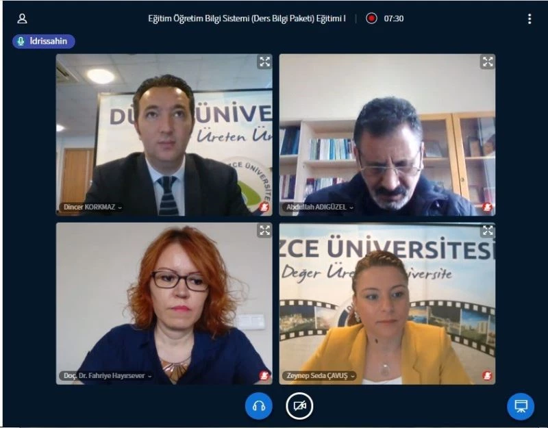 Eğitim öğretim bilgi sistemi içerikleri konuşuldu
