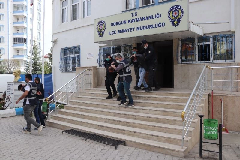 Sorgun’da İnşaatlardan hırsızlık yapan 5 kişi yakalandı
