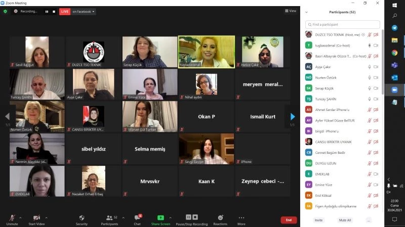 İnovasyon ve AR-GE Webinarı tamamlandı
