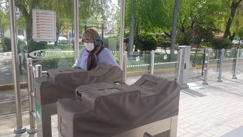 Eskişehir toplu ulaşımında garip bir durum
