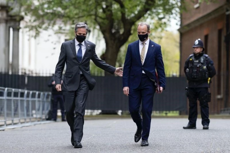 ABD Dışişleri Bakanı Blinken ve mevkidaşı Raab’tan Çin ve Rusya vurgusu
