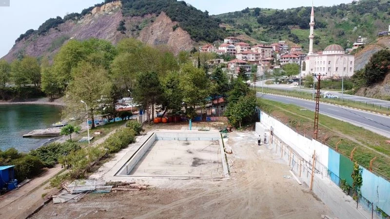 Havuz ve Aqua Park için çalışmalar hızlandı
