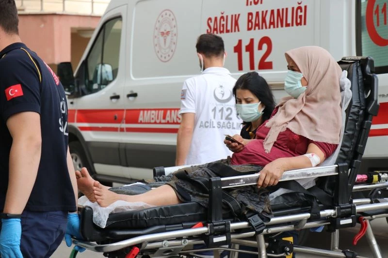 Ağabey-kardeş kavgasında yenge vuruldu
