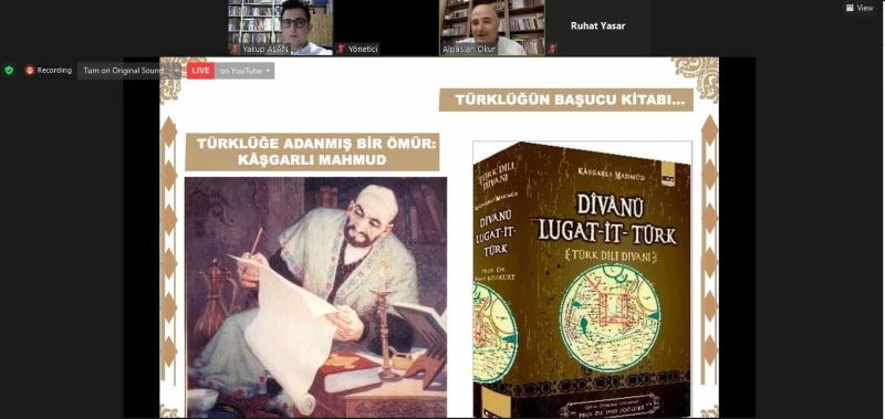 Türklük ve Türkçenin Mihenk Taşları konuşu söyleşi
