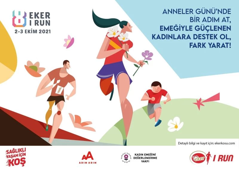 Eker I Run ve Kadın Emeğini Değerlendirme Vakfı’ndan Anneler Günü’nde iş birliği
