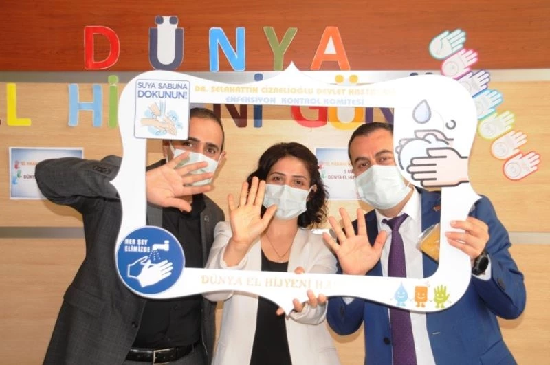 5 Mayıs Dünya El Hijyeni Gününde temizliğe dikkat çektiler
