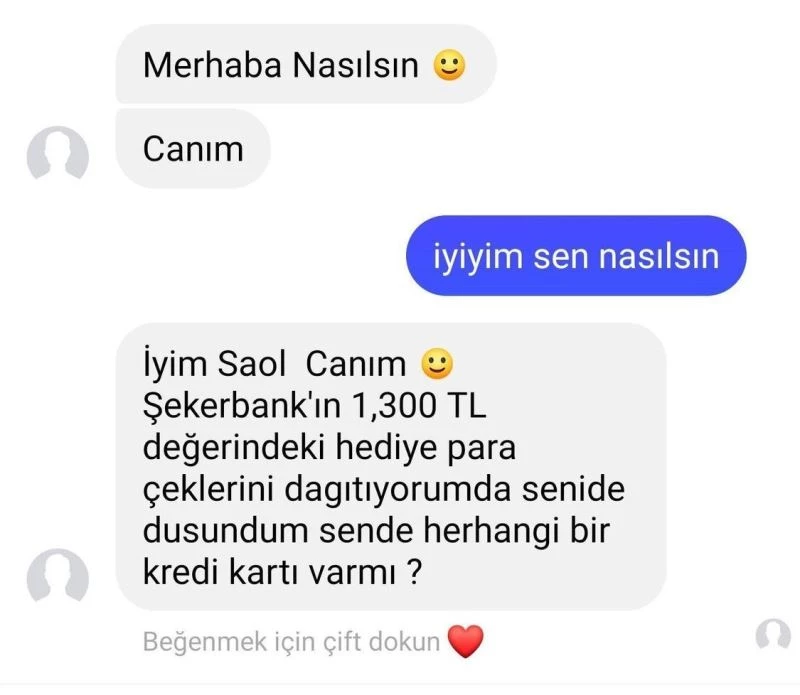 Karşısında oturan annesi tarafından dolandırıldığını sandı
