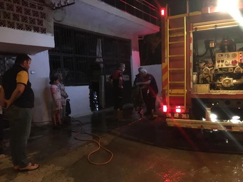 Komşunun dikkati yangının büyümesini önledi
