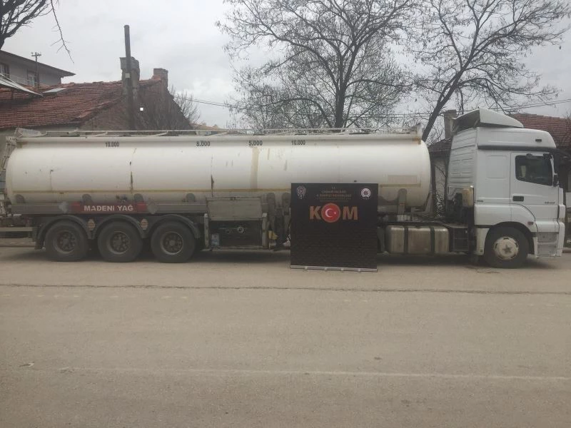 Çankırı’da 28 bin litre kaçak akaryakıta el konuldu
