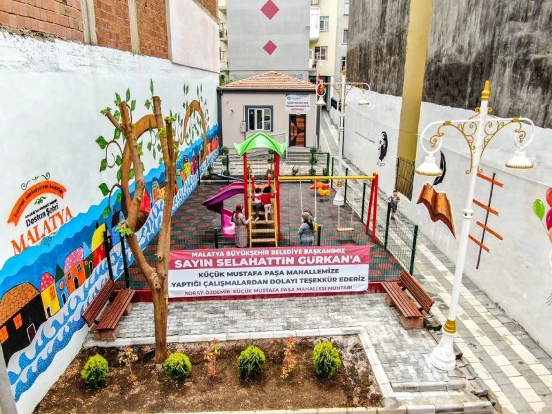 Malatya’da atıl alan sosyal tesise dönüştürüldü
