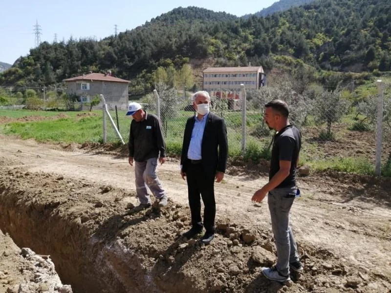 Bayırköy’de alt yapı çalışmaları
