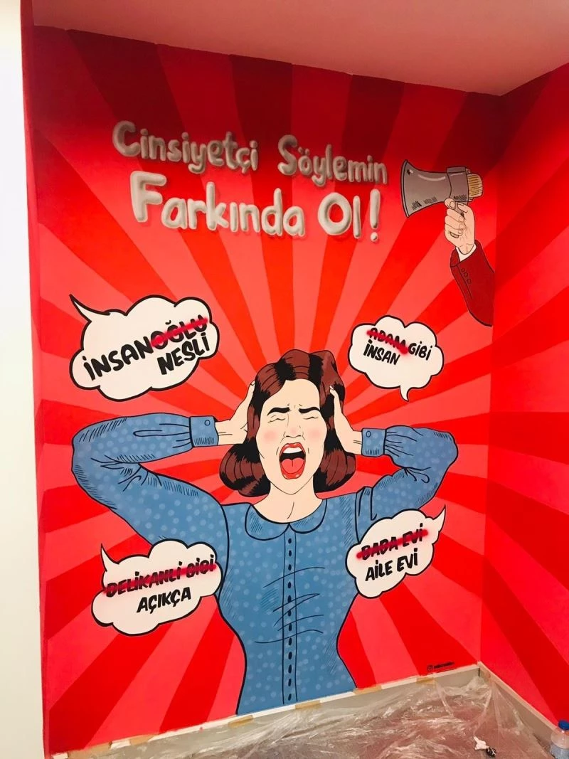 Cinsiyetçi söyle’me inat farkında ol
