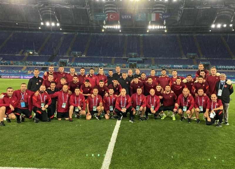 A Milli Takım, EURO 2020 öncesi son idmanını yaptı

