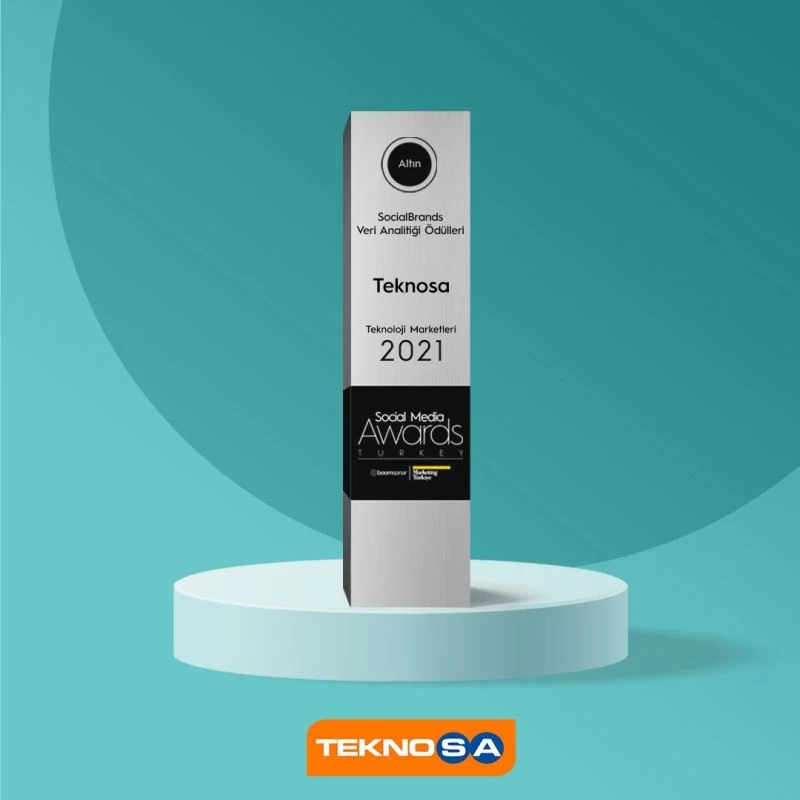 Teknosa’ya Social Media Awards’dan altın ödül
