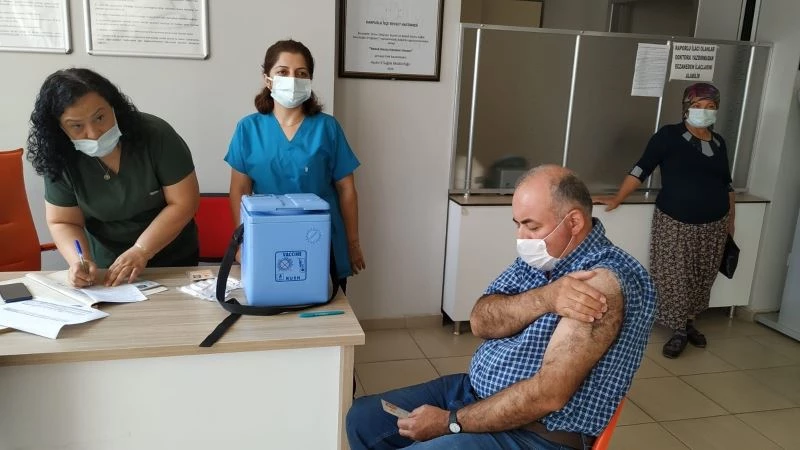 Karpuzlu’da aşılamaya ilgi büyük
