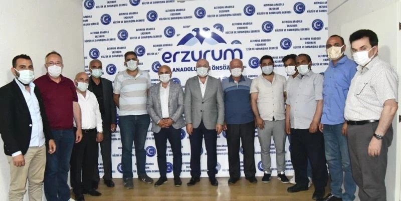 Başkanlardan Erzurumlular’a ziyaret
