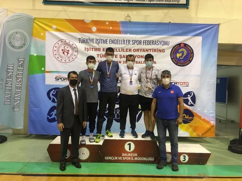 Manavgat İşitme Engelliler Oryantiringde şampiyon çıkardı
