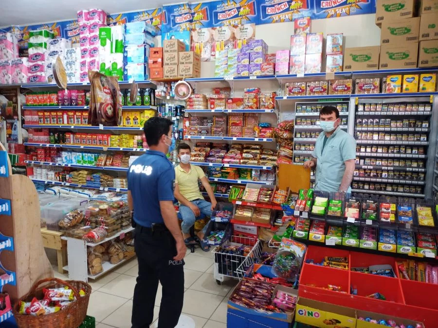 Hafta sonunda 643 işyeri ve 2.182 şahıs kontrol edildi